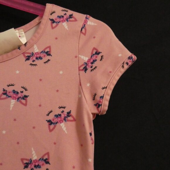 JENNA & JESSIE | 4T | Pink Short Sleeve Dress | Bow Neckline Back Design - Picture 5 of 16